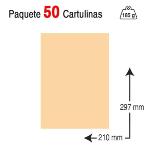 CARTULINA GUARRO IRIS A4 185 G. CREMA REF. 40153