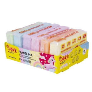 PLASTILINA JOVI 50 G. 6 UNID. COLORES PASTEL REF. 70/6P