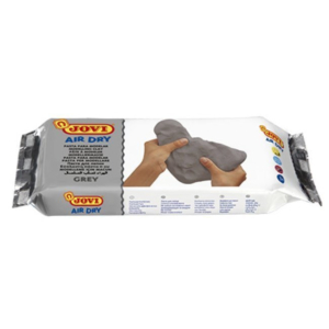 PASTA MODELAR JOVI ENDURECIBLE 500 G. GRIS REF. 85G