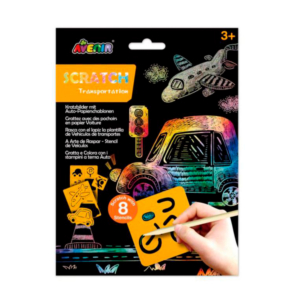 SCRATCH CON PLANTILLA AVENIR TRANSPORTES                                                            