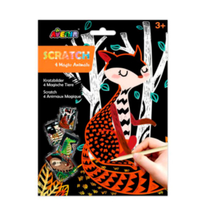 SCRATCH MAGIC AVENIR ANIMALES 4 UD.                                                                 