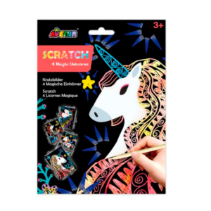 SCRATCH MAGIC AVENIR UNICORNIOS 4 UD.                                                               