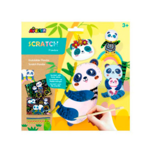 SCRATCH CON CHENILLA AVENIR PANDAS                                                                  