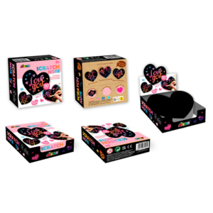 NOTAS ADHESIVAS SCRATCH AVENIR CORAZÓN 50 HOJAS                                                     