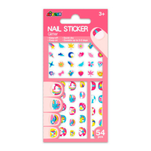 PEGATINAS PARA UÑAS AVENIR UNICORNIO GLITTER                                                        