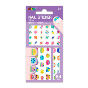 PEGATINAS PARA UÑAS AVENIR FLORES GLITTER                                                           