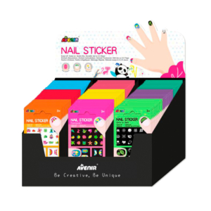 EXPOSITOR PEGATINAS PARA UÑAS AVENIR 108 UD.                                                        