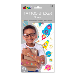 TATUAJES CORPORALES TEMPORALES AVENIR ESPACIO DORADO                                                