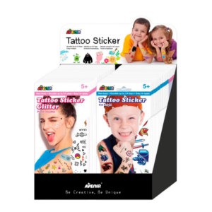 EXPOSITOR TATUAJES CORPORALES TEMPORALES AVENIR 72 UD.                                              