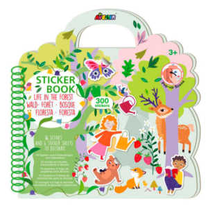 LIBRO DE PEGATINAS AVENIR VIVE EN EL BOSQUE                                                         