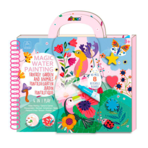 LIBRO DE DIBUJO PINTURA CON AGUA AVENIR JARDIN FANTÁSTICO                                           