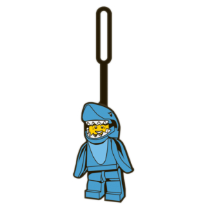 LLAVERO ETIQUETA EQUIPAJE LEGO TIBURÓN                                                              