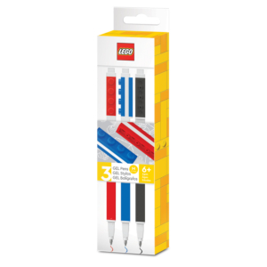 BOLÍGRAFOS TINTA GEL LEGO COLORES SURTIDOS 3 UD.                                                    