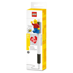 BOLÍGRAFOS TINTA GEL LEGO CON MINIFIGURA NEGRO                                                      