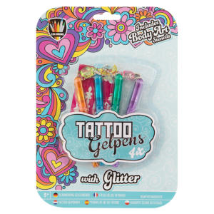 BOLÍGRAFOS TATTUAJES GRAFIX 4 UD.                                                                   
