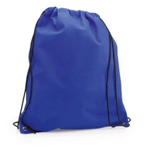 MOCHILA SACO DE POLIÉSTER HERA CON CORDÓN 36 X 42 CM. AZUL