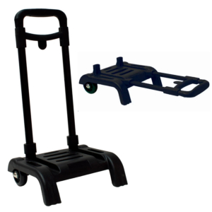 CARRITO ESCOLAR PLEGABLE NEGRO PARA MOCHILAS REF. 685387