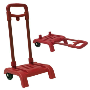 CARRITO ESCOLAR PLEGABLE CAMPUS ROJO PARA MOCHILAS REF. 685391