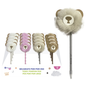 BOLÍGRAFO POMPOM OSO REF. 331794