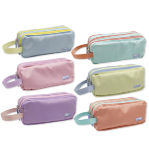 PORTATODO SOFT PASTEL TRIPLE CON ASA COLORES SURTIDOS REF. 329273