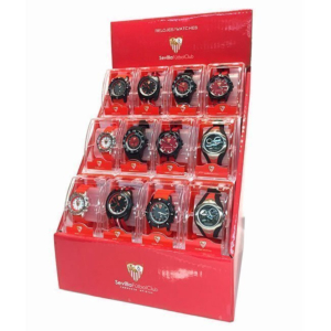 EXPOSITOR SEVILLA F.C. VACÍO PARA RELOJES