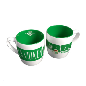 TAZA BICOLOR CERÁMICA REAL BETIS REF. MG-96-01BT