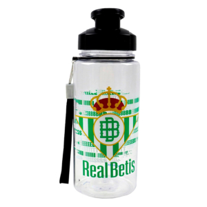 BOTELLA DEPORTIVA TRANSPARENTE 550 ML. DEL REAL BETIS REF. B-40-BT