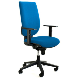 SILLA OFICINA CON BRAZOS REGULABLES STAR2 ONE AZUL