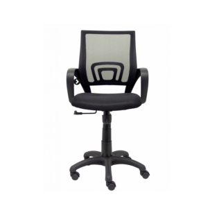 SILLA VIANOS CON BRAZOS COLOR NEGRO