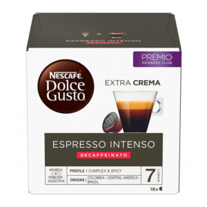CÁPSULAS CAFÉ DOLCE GUSTO ESPRESSO INTENSO DESCAFEINADO