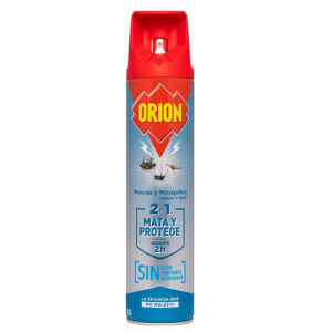 INSECTICIDA EN AEROSOL MOSCAS Y MOSQUITOS ORION 600 ML.