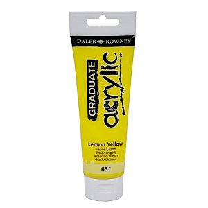 PINTURA ACRILICA GRADUATE AMARILLO LIMON - 120ML