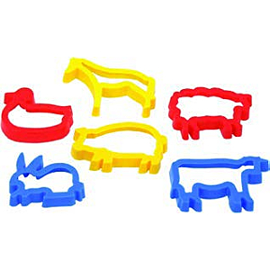 MOLDES PETERS 6UD ANIMALES GRANJA