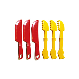 SET CORTADORES PLASTILINA PETERS 6UD