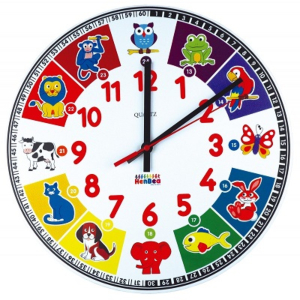 RELOJ DIDACTICO DE CUARZO NUMEROS
