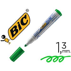 ROTULADOR BIC VELLEDA PARA PIZARRA VERDE PUNTA REDONDA 1,3 MM