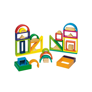 CONSTRUCCION ARCO IRIS - SET COMPLETO