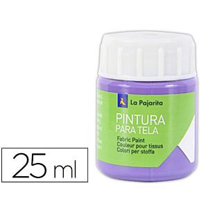 PINTURA TELA LA PAJARITA 25ML LILA