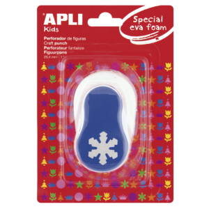 PERFORADORA PAPEL Y GOMA EVA COPO DE NIEVE 25,4 MM REF. 13302