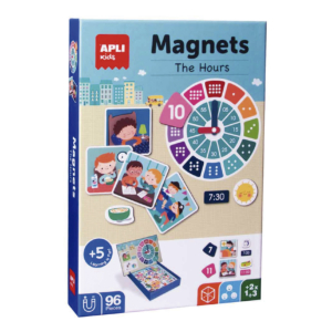MAGNÉTICOS APRENDO LAS HORAS APLI REF. 18573