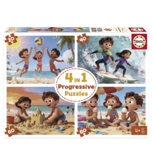 PUZZLE PROGRESIVO DÍA EN LA PLAYA REF. 20503