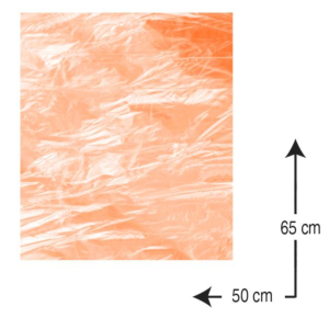 PAPEL CELOFÁN MARGOK 50 X 65 CM. ROLLO 25 H. NARANJA