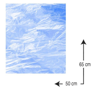 PAPEL CELOFÁN MARGOK 50 X 65 CM. ROLLO 25 H. AZUL