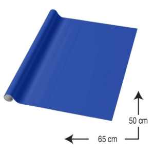 PAPEL CHAROL MARGOK 50 X 65 CM. ROLLO 25 H. AZUL OSCURO