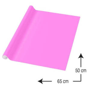 PAPEL CHAROL MARGOK 50 X 65 CM. ROLLO 25 H. ROSA PÁLIDO