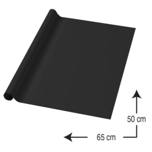 PAPEL CHAROL MARGOK 50 X 65 CM. ROLLO 25 H. NEGRO