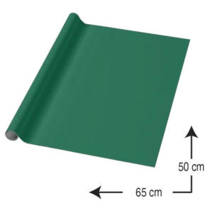 PAPEL CHAROL MARGOK 50 X 65 CM. ROLLO 25 H. VERDE