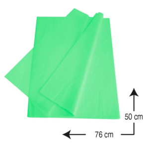 PAPEL DE SEDA CAMPUS 76 X 50 CM. 500 H. VERDE MEDIO
