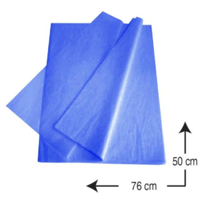 PAPEL DE SEDA CAMPUS 76 X 50 CM. 500 H. AZUL FUERTE