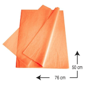 PAPEL DE SEDA SADIPAL 76 X 50 CM. 520 H. NARANJA
